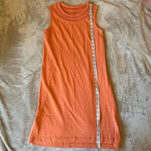 Sleeveless Orange Dress